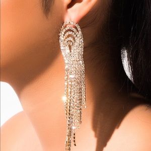 Rhinestone Glamour Earrings